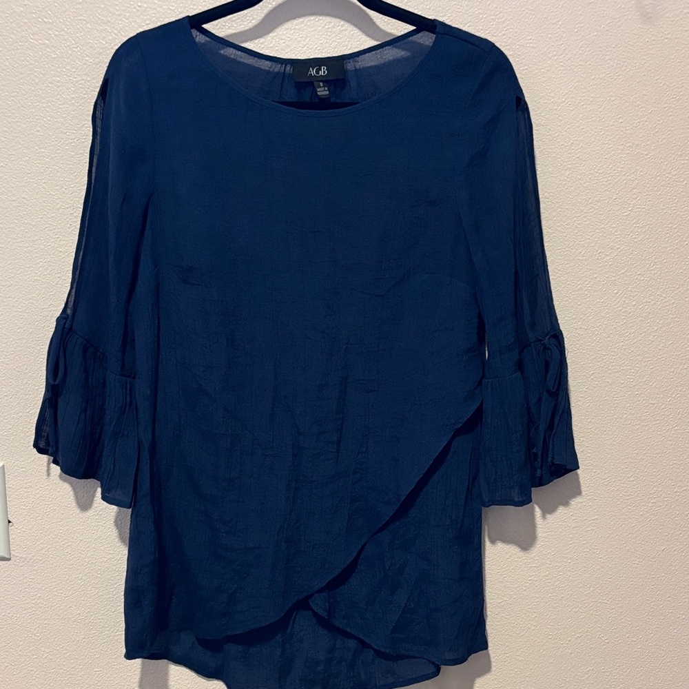 AGB Women's Deep Blue Blouse